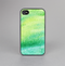 The Vibrant Green Watercolor Panel Skin-Sert for the Apple iPhone 4-4s Skin-Sert Case