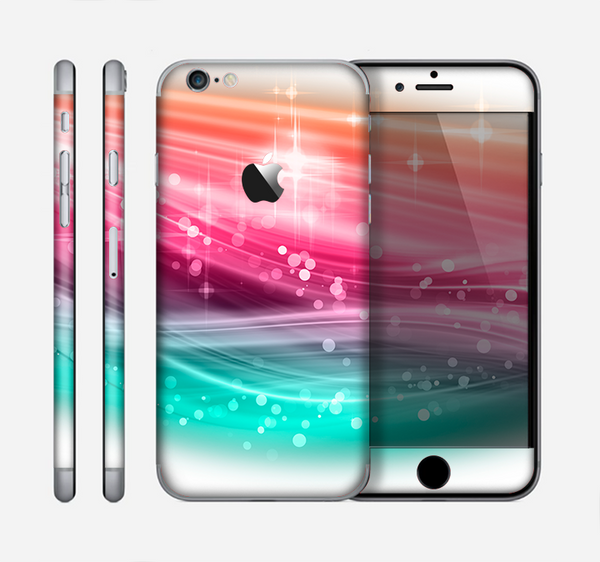 The Vibrant Multicolored Abstract Swirls Skin for the Apple iPhone 6