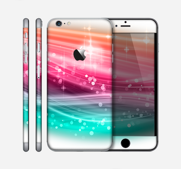 The Vibrant Multicolored Abstract Swirls Skin for the Apple iPhone 6 Plus