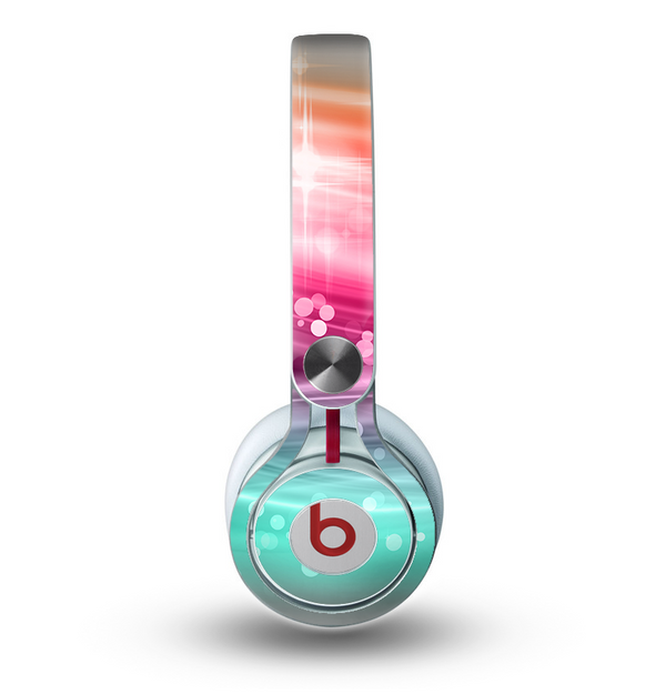 The Vibrant Multicolored Abstract Swirls Skin for the Beats by Dre Mixr Headphones