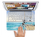 The Vibrant Ocean View From Ship Skin Set for the Apple MacBook Pro 15" with Retina Display
