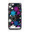 The Vibrant Pink & Blue Vector Floral Apple iPhone 6 Otterbox Symmetry Case Skin Set