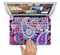 The Vibrant Purple Paisley V5 Skin Set for the Apple MacBook Pro 15" with Retina Display