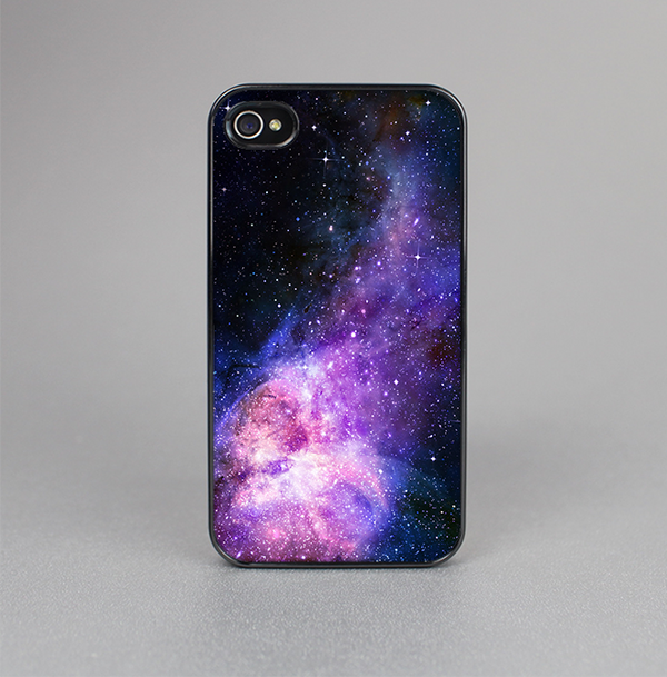 The Vibrant Purple and Blue Nebula Skin-Sert for the Apple iPhone 4-4s Skin-Sert Case