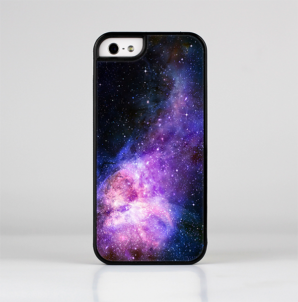 The Vibrant Purple and Blue Nebula Skin-Sert for the Apple iPhone 5-5s Skin-Sert Case