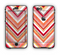 The Vibrant Red & Yellow Sharp Layered Chevron Pattern Apple iPhone 6 Plus LifeProof Nuud Case Skin Set