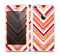 The Vibrant Red & Yellow Sharp Layered Chevron Pattern Skin Set for the Apple iPhone 5