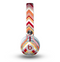 The Vibrant Red & Yellow Sharp Layered Chevron Pattern Skin for the Beats by Dre Mixr Headphones