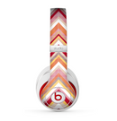 The Vibrant Red & Yellow Sharp Layered Chevron Pattern Skin for the Beats by Dre Studio (2013+ Version) Headphones
