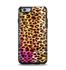 The Vibrant Striped Cheetah Animal Print Apple iPhone 6 Otterbox Symmetry Case Skin Set