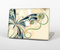 The Vibrant Tan & Blue Butterfly Outline Skin Set for the Apple MacBook Air 13"