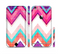 The Vibrant Teal & Colored Chevron Pattern V1 Sectioned Skin Series for the Apple iPhone 6