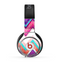 The Vibrant Teal & Colored Chevron Pattern V1 Skin for the Beats by Dre Pro Headphones