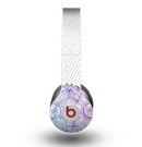 The Vibrant Vintage Polka & Sketch Pink-Blue Floral Skin for the Beats by Dre Original Solo-Solo HD Headphones