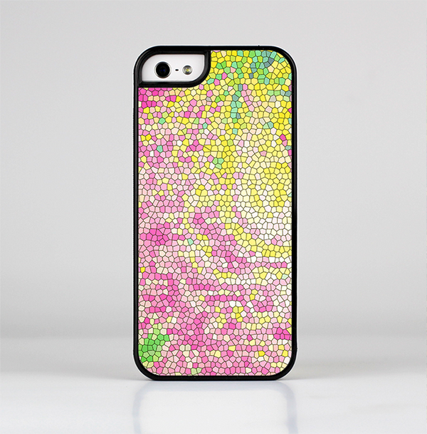 The Vibrant Yellow Colored Dots Skin-Sert for the Apple iPhone 5-5s Skin-Sert Case
