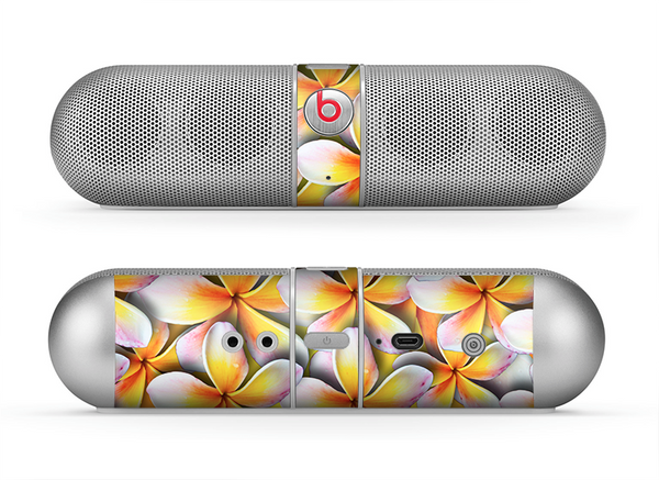 The Vibrant Yellow Flower Pattern Skin for the Beats by Dre Pill Bluetooth Speaker