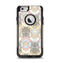 The Vintage Abstract Owl Tan Pattern Apple iPhone 6 Otterbox Commuter Case Skin Set