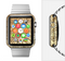 The Vintage Antique Gold Vector Pattern Full-Body Skin Kit for the Apple Watch