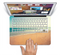 The Vintage Beach Scene Skin Set for the Apple MacBook Pro 15" with Retina Display