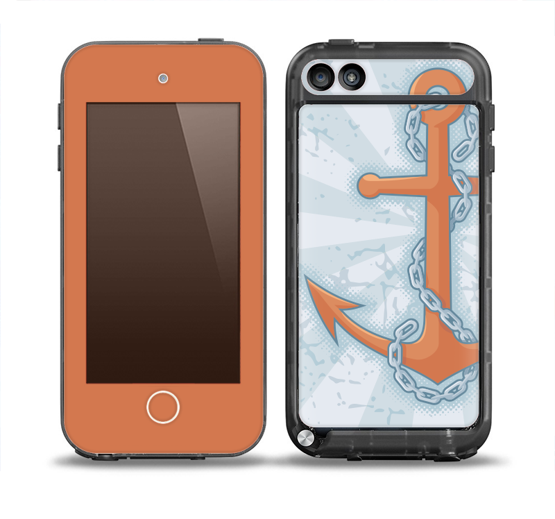 Touch 5th Generation Ipod Lifeproof Case The Vintage Blue Striped