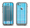 The Vintage Blue Striped Pattern V4 Apple iPhone 5c LifeProof Fre Case Skin Set