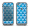 The Vintage Blue Striped Triangular Pattern V4 Apple iPhone 5c LifeProof Fre Case Skin Set