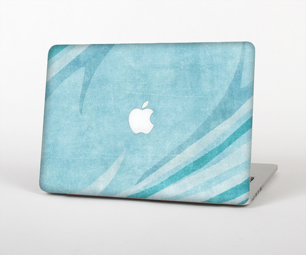 The Vintage Blue Swirled Skin Set for the Apple MacBook Pro 13" with Retina Display
