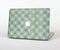 The Vintage Blue & Tan Circles Skin Set for the Apple MacBook Pro 15" with Retina Display