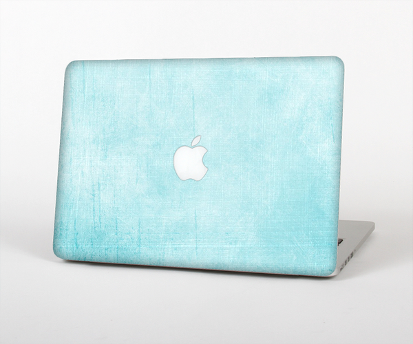 The Vintage Blue Textured Surface Skin Set for the Apple MacBook Pro 13" with Retina Display