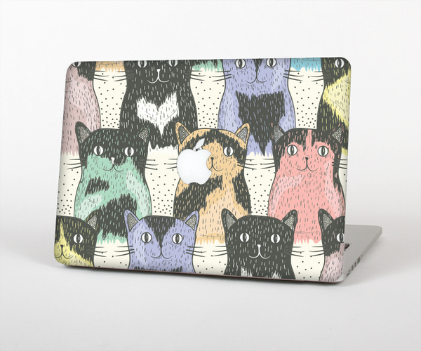 The Vintage Cat portrait Skin Set for the Apple MacBook Pro 15" with Retina Display