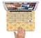 The Vintage Color Buttons Skin Set for the Apple MacBook Pro 15" with Retina Display