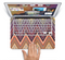 The Vintage Colored V3 Chevron Pattern Skin Set for the Apple MacBook Pro 15" with Retina Display