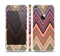 The Vintage Colored V3 Chevron Pattern Skin Set for the Apple iPhone 5
