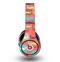 The Vintage Coral and Neon Mustaches Skin for the Original Beats by Dre Studio Headphones