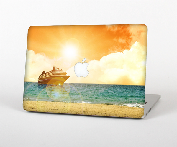 The Vintage Cruise ship at Dusk Skin Set for the Apple MacBook Pro 13" with Retina Display