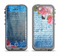 The Vintage Denim & Pink Floral Apple iPhone 5c LifeProof Fre Case Skin Set