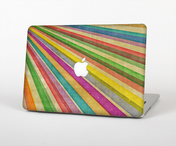 The Vintage Downward Ray of Colors Skin Set for the Apple MacBook Pro 15" with Retina Display