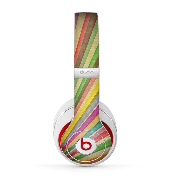 The Vintage Downward Ray of Colors Skin for the Beats by Dre Studio (2013+ Version) Headphones