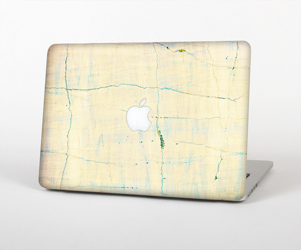 The Vintage Faded Colors with Cracks Skin Set for the Apple MacBook Pro 15" with Retina Display