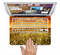 The Vintage Glowing Orange Field Skin Set for the Apple MacBook Pro 13" with Retina Display