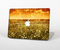 The Vintage Glowing Orange Field Skin Set for the Apple MacBook Pro 15" with Retina Display