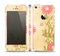 The Vintage Golden Flowers Skin Set for the Apple iPhone 5s