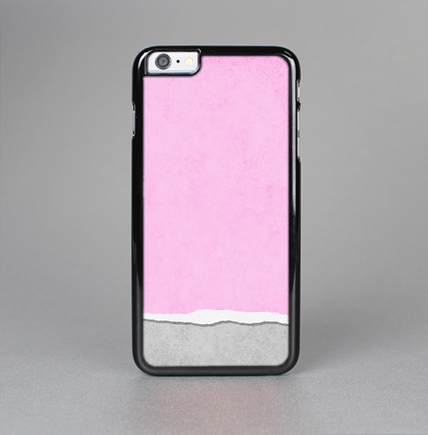 The Vintage Gray & Pink Texture Skin-Sert for the Apple iPhone 6 Skin-Sert Case