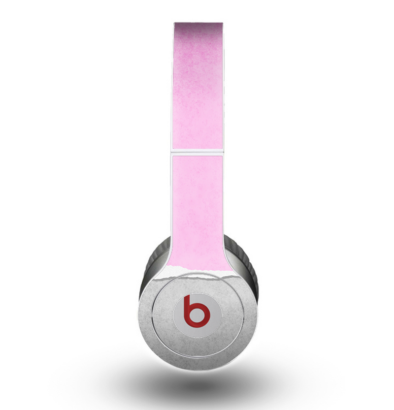 The Vintage Gray & Pink Texture Skin for the Beats by Dre Original Solo-Solo HD Headphones