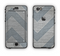 The Vintage Gray Textured Chevron Pattern Wide V3 Apple iPhone 6 Plus LifeProof Nuud Case Skin Set