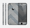 The Vintage Gray Textured Chevron Pattern Wide V3 Skin for the Apple iPhone 6