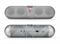 The Vintage Gray Textured Chevron Pattern Wide V3 Skin for the Beats by Dre Pill Bluetooth Speaker