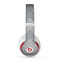 The Vintage Gray Textured Chevron Pattern Wide V3 Skin for the Beats by Dre Studio (2013+ Version) Headphones