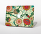 The Vintage Green Floral Vector Pattern Skin Set for the Apple MacBook Pro 15" with Retina Display