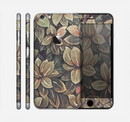 The Vintage Green Pastel Flower pattern Skin for the Apple iPhone 6 Plus